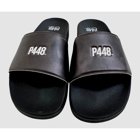 P448 Other - P448 Slides Water Resistant Size US 7/ EU 40 Black Sandals NWOB Unisex